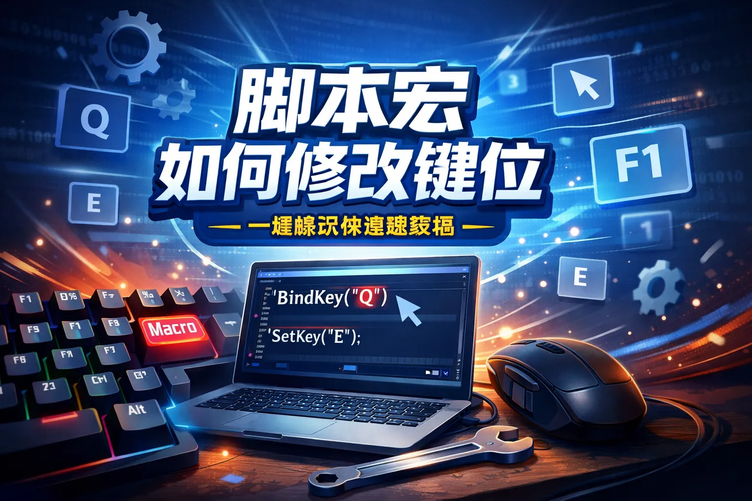 脚本宏如何修改键位