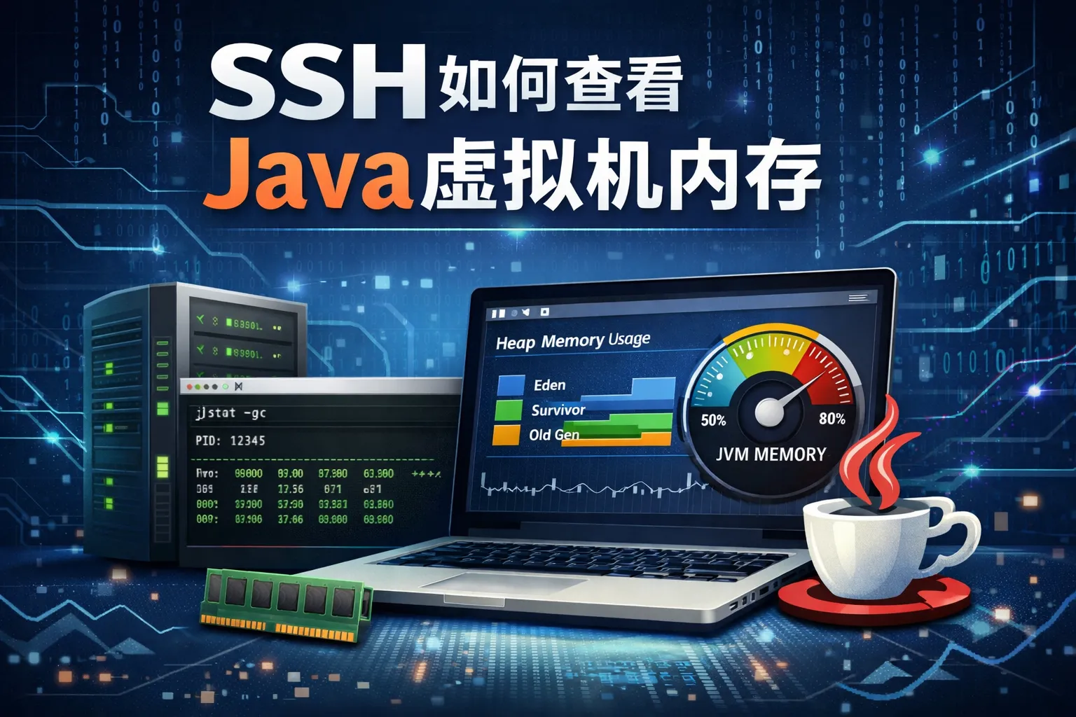 ssh如何查看java虚拟机内存