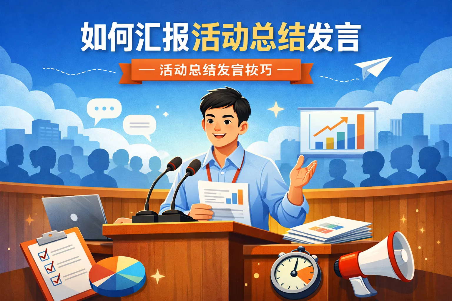 如何汇报活动总结发言