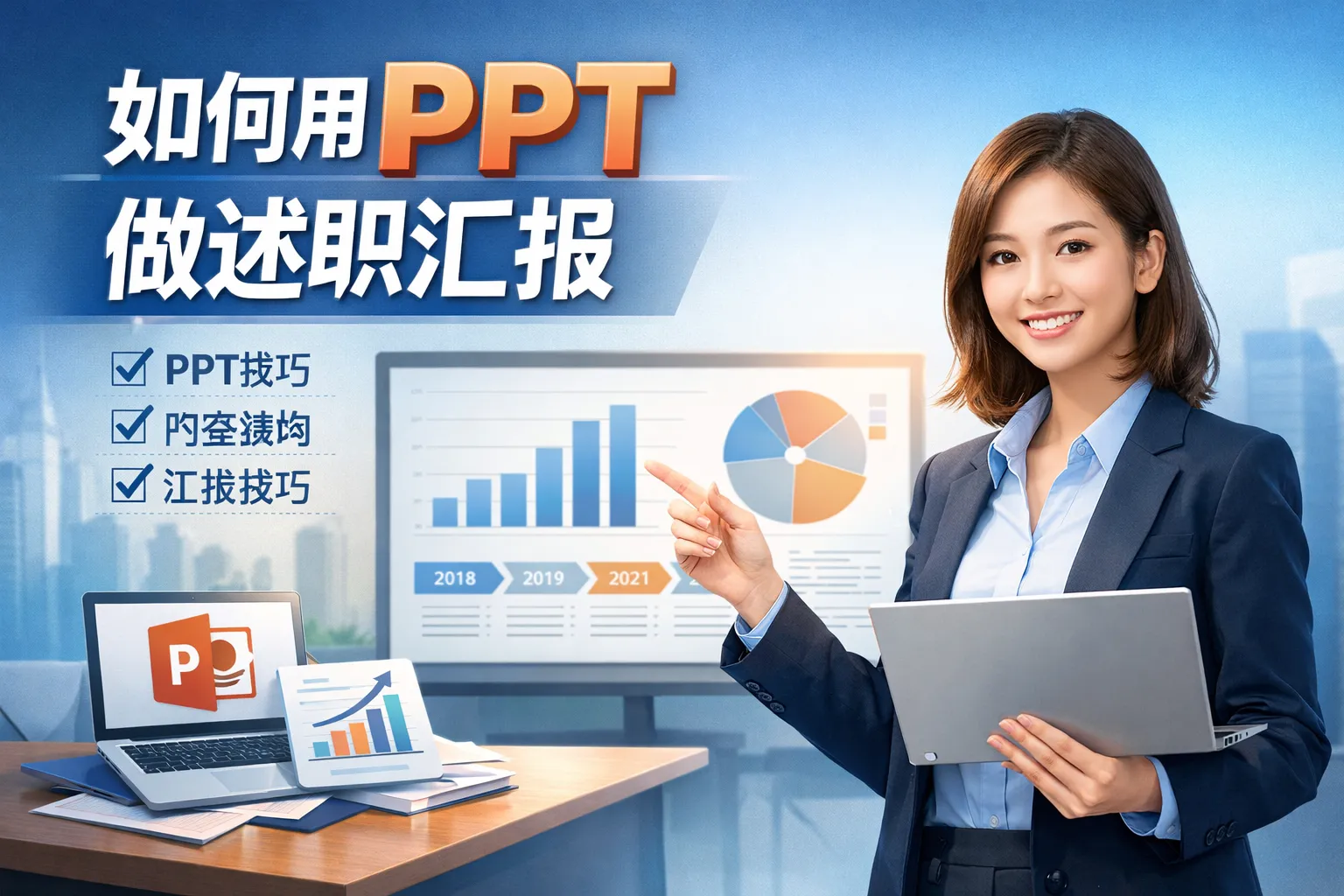 如何用ppt做述职汇报
