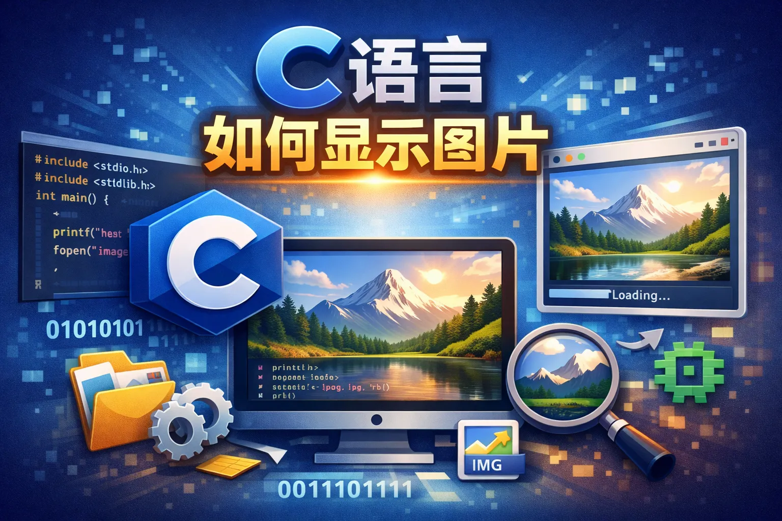 c 语言如何显示图片