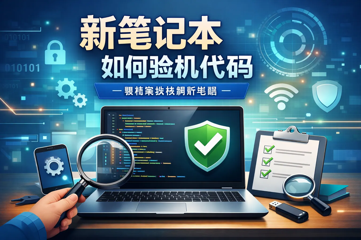 新笔记本如何验机代码