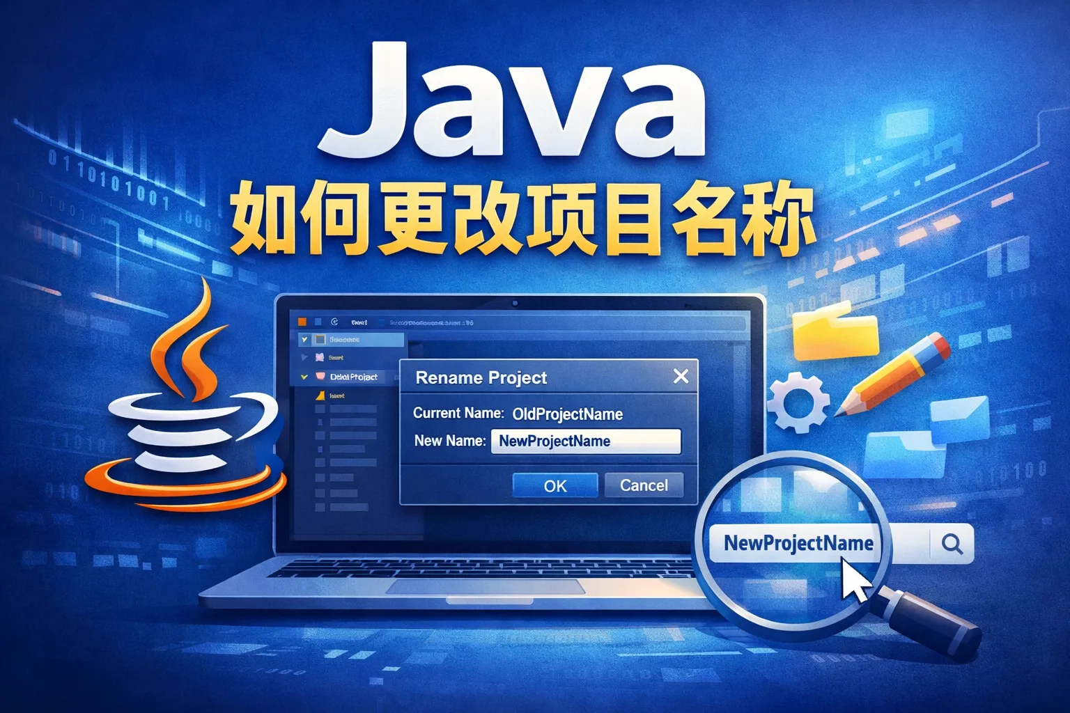 java 如何更改项目名称