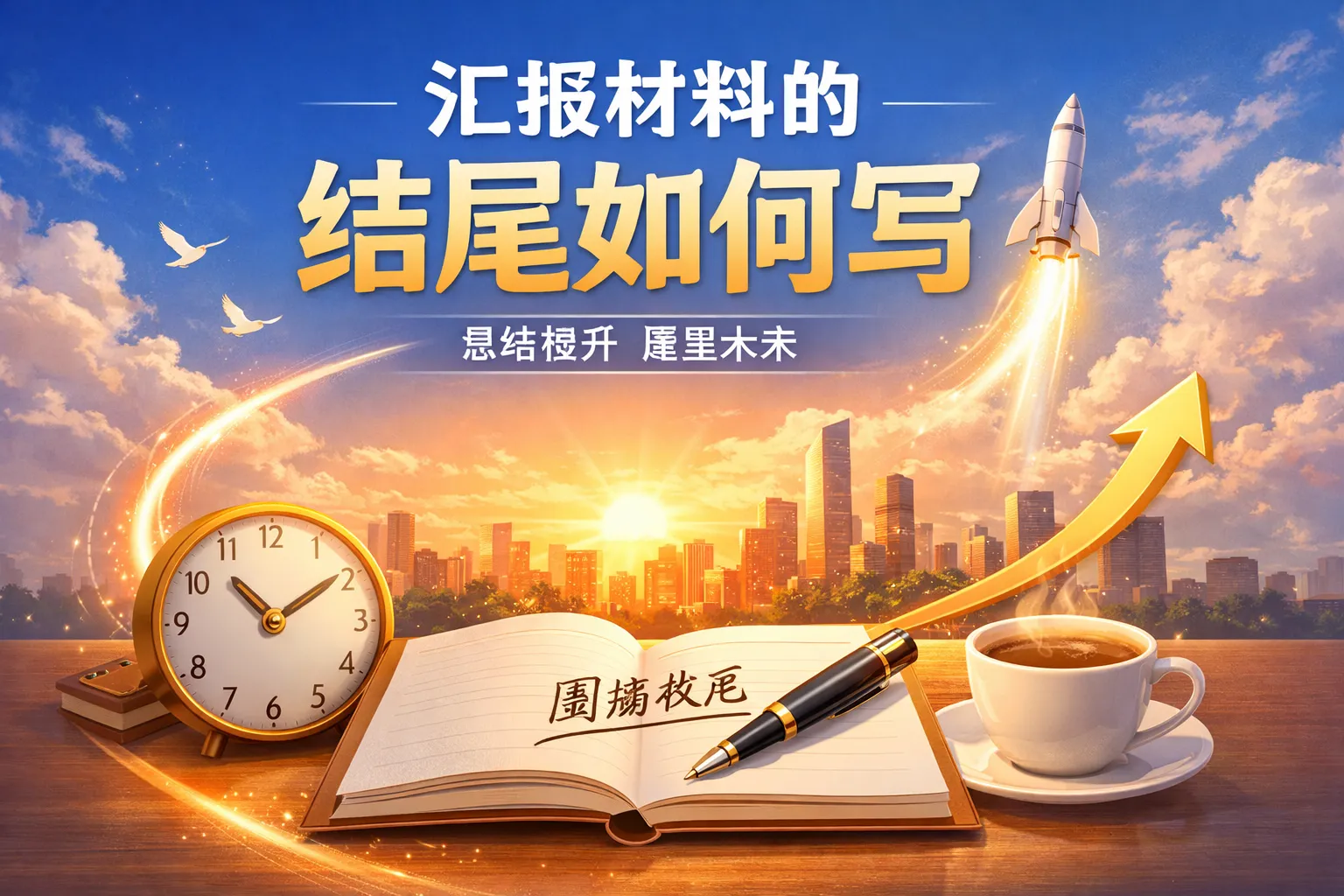 汇报材料的结尾如何写