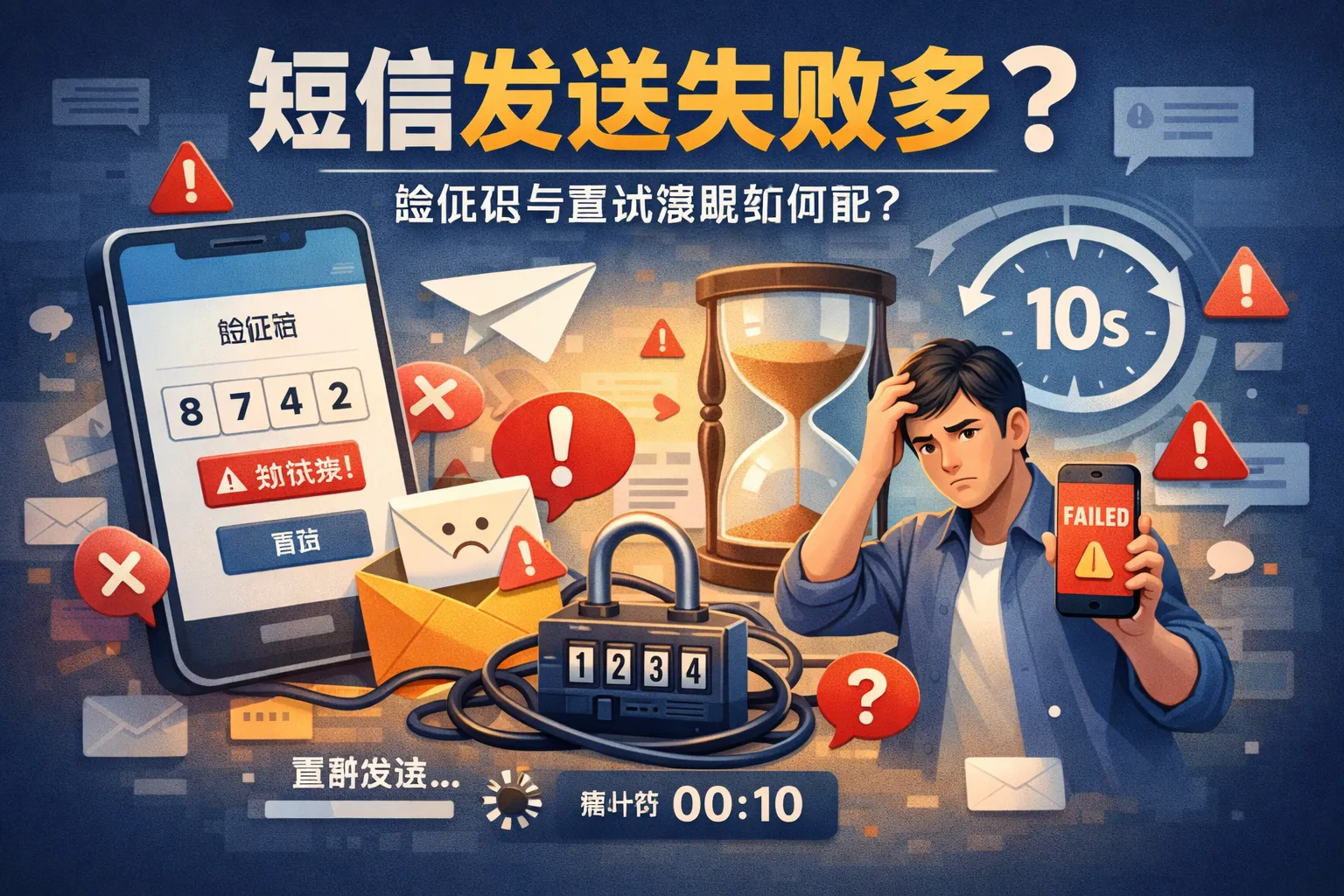 短信发送失败多:验证码与重试策略如何配?