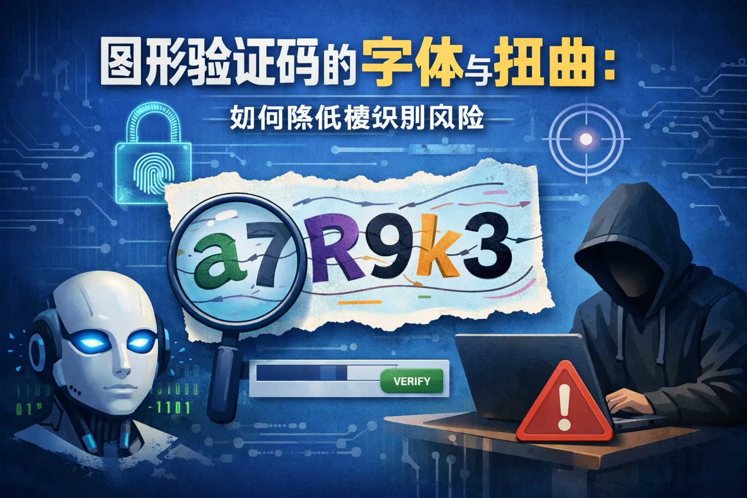 图形验证码的字体与扭曲:如何降低被识别风险