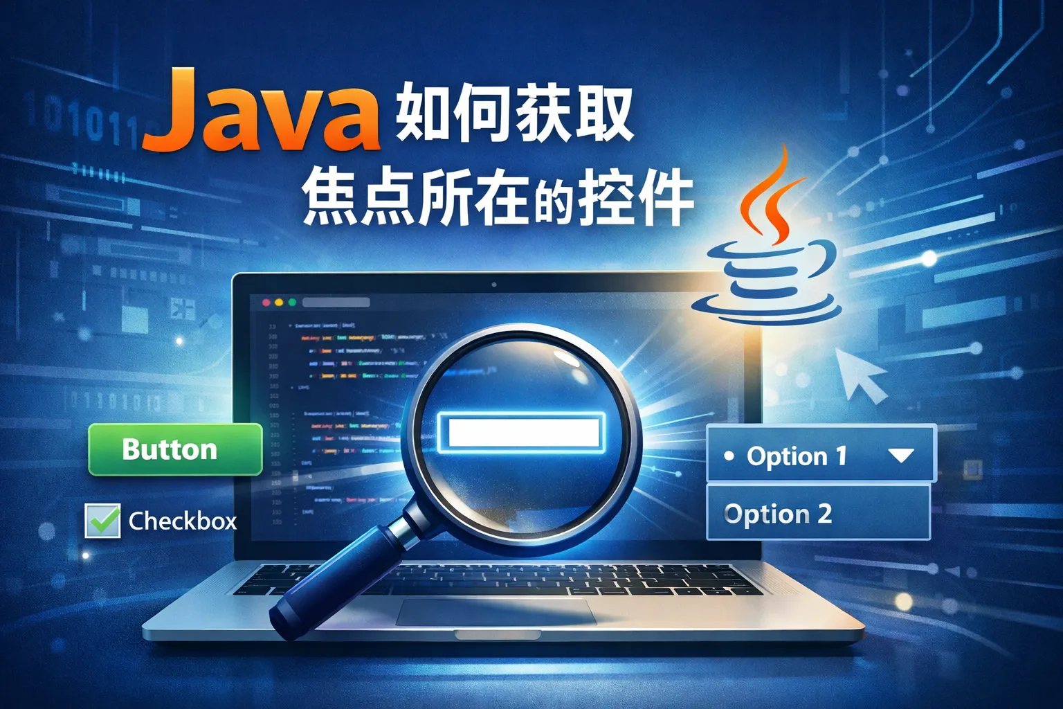 java如何获取焦点所在的控件