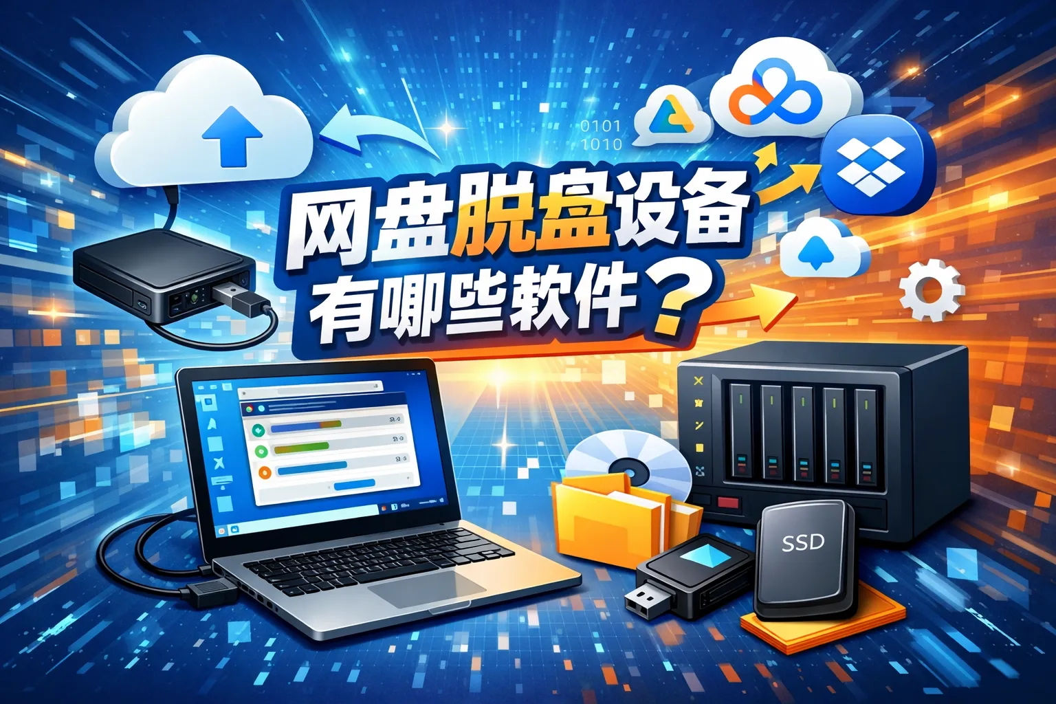 网盘脱盘设备有哪些软件