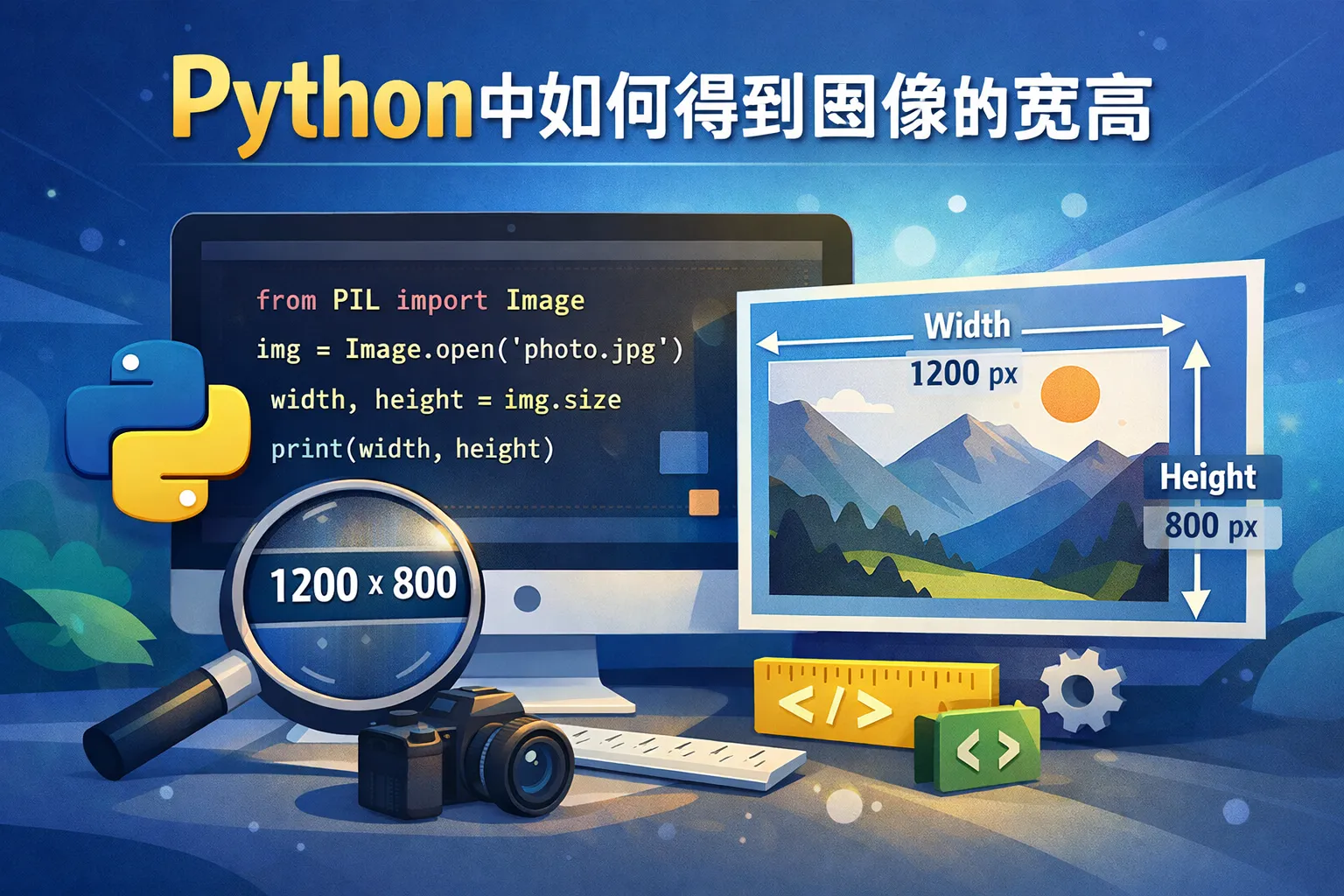 python中如何得到图像的宽高