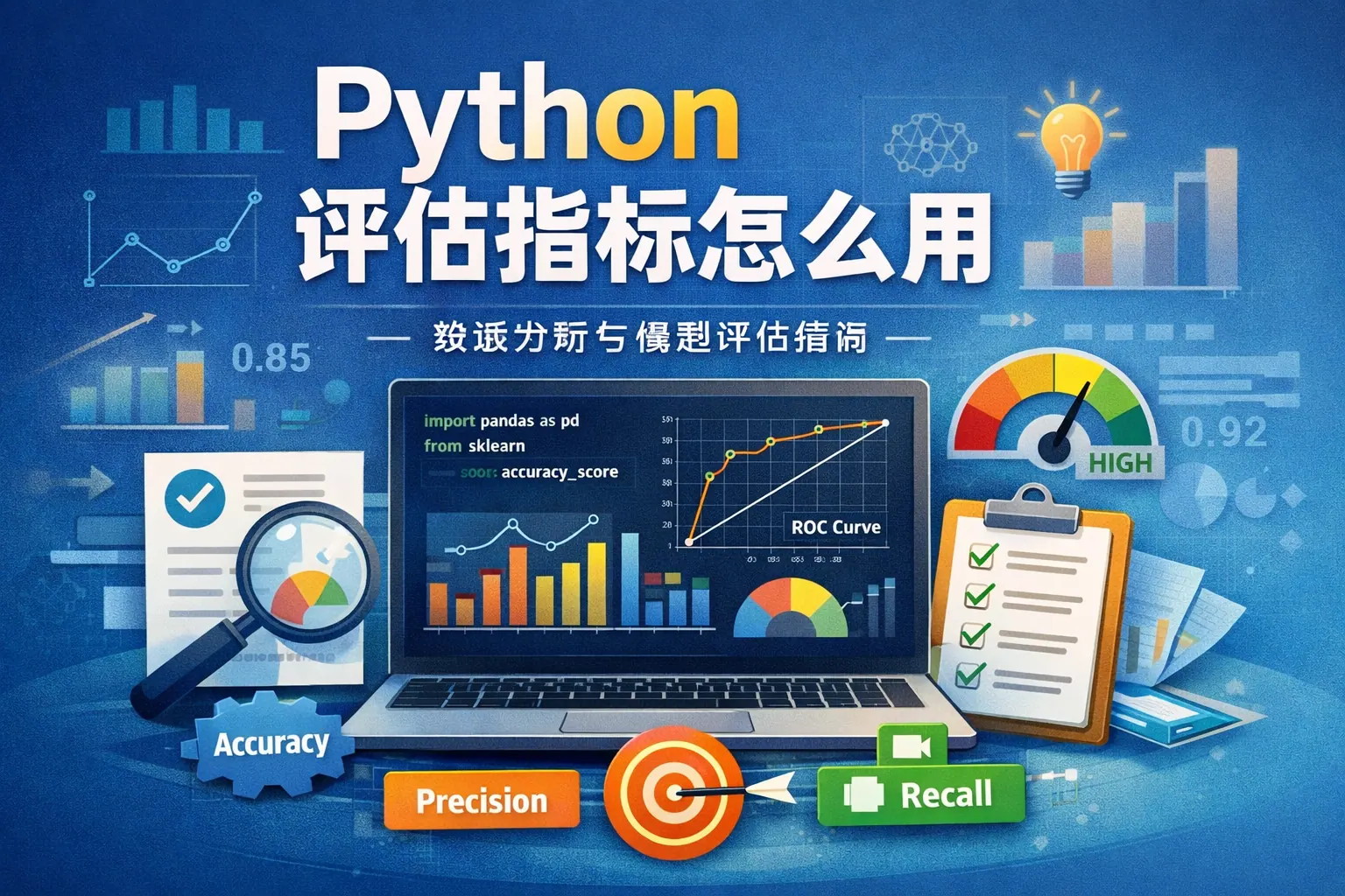 python评估指标怎么用
