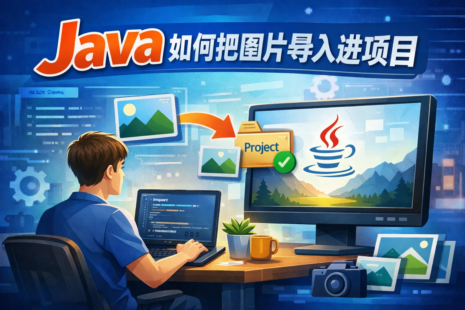 java如何把图片导入进项目