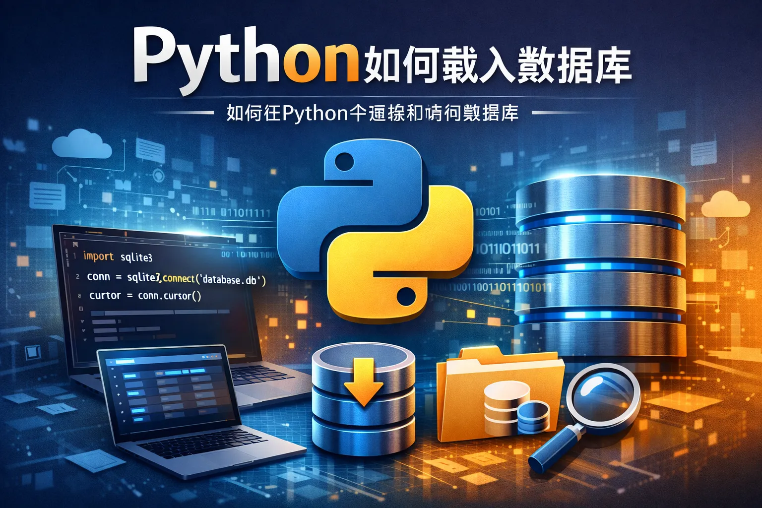 python如何载入数据库