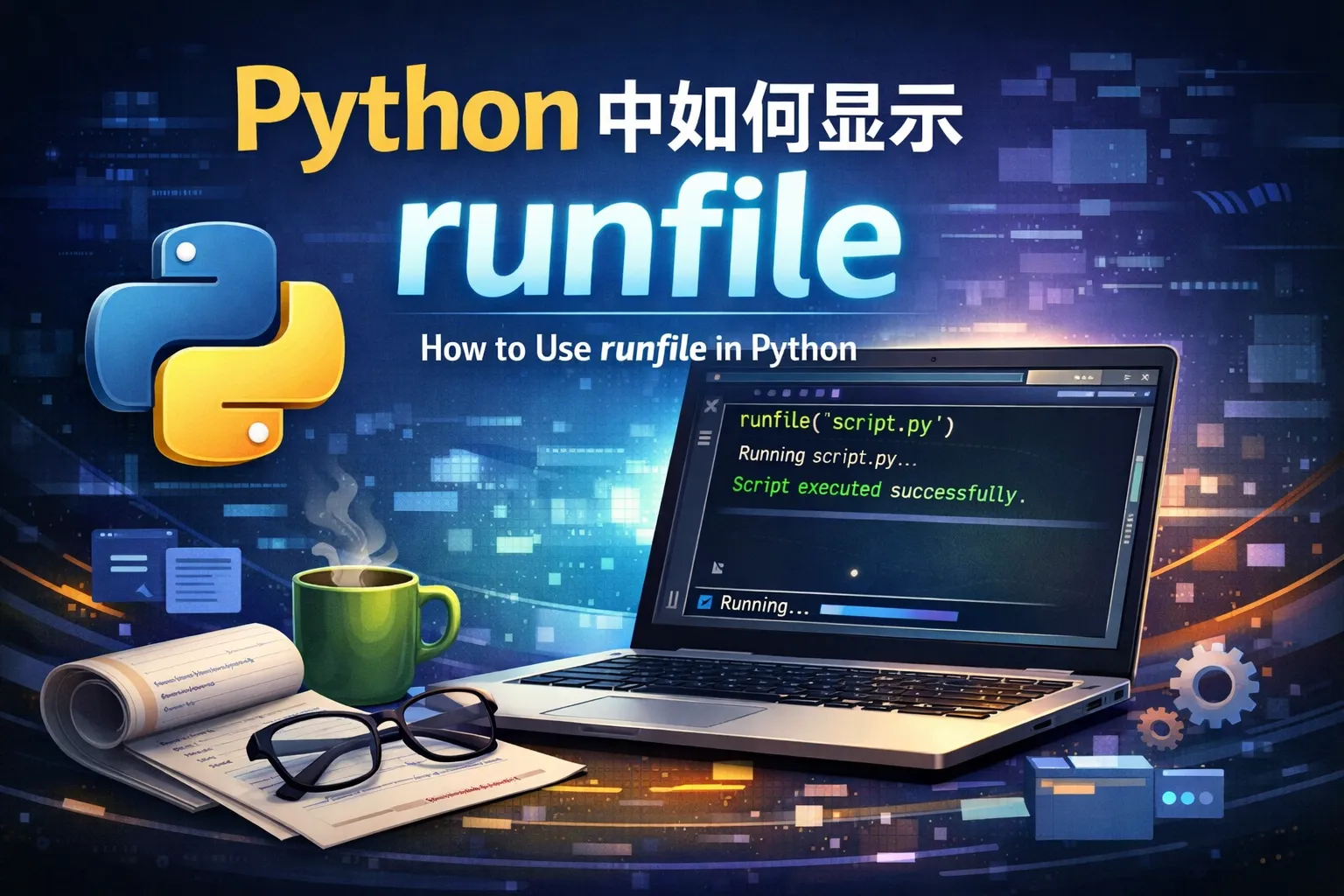 python中如何显示runfile