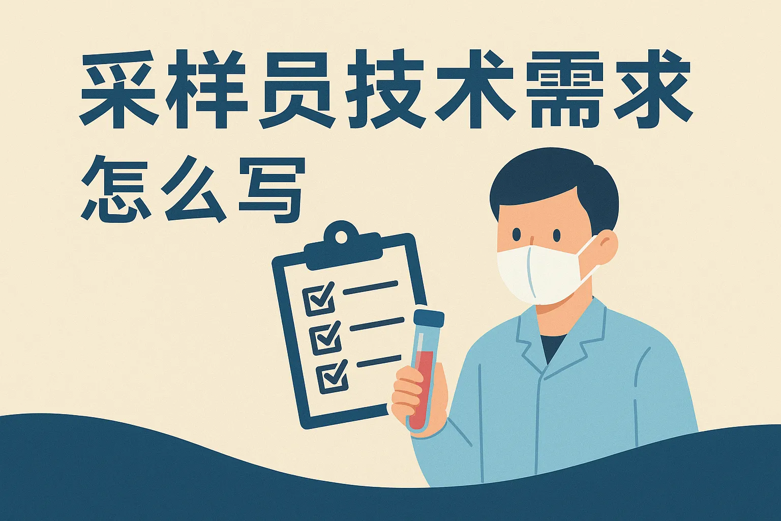 采样员技术需求怎么写