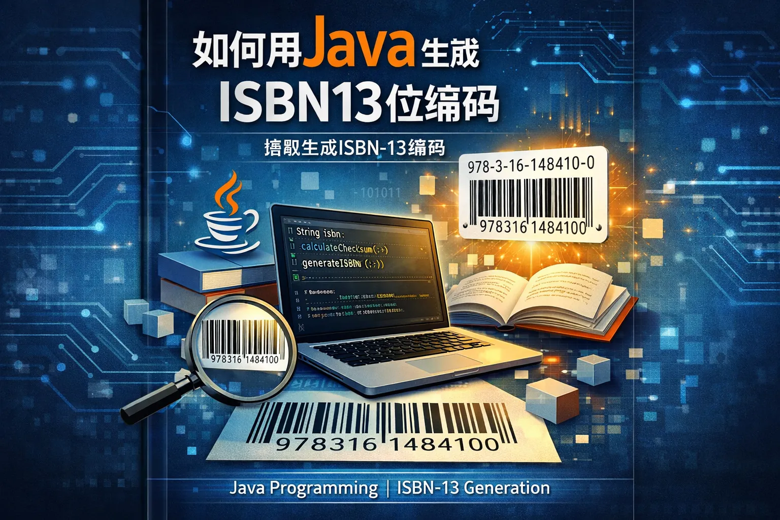如何用Java生成ISBN13位编码