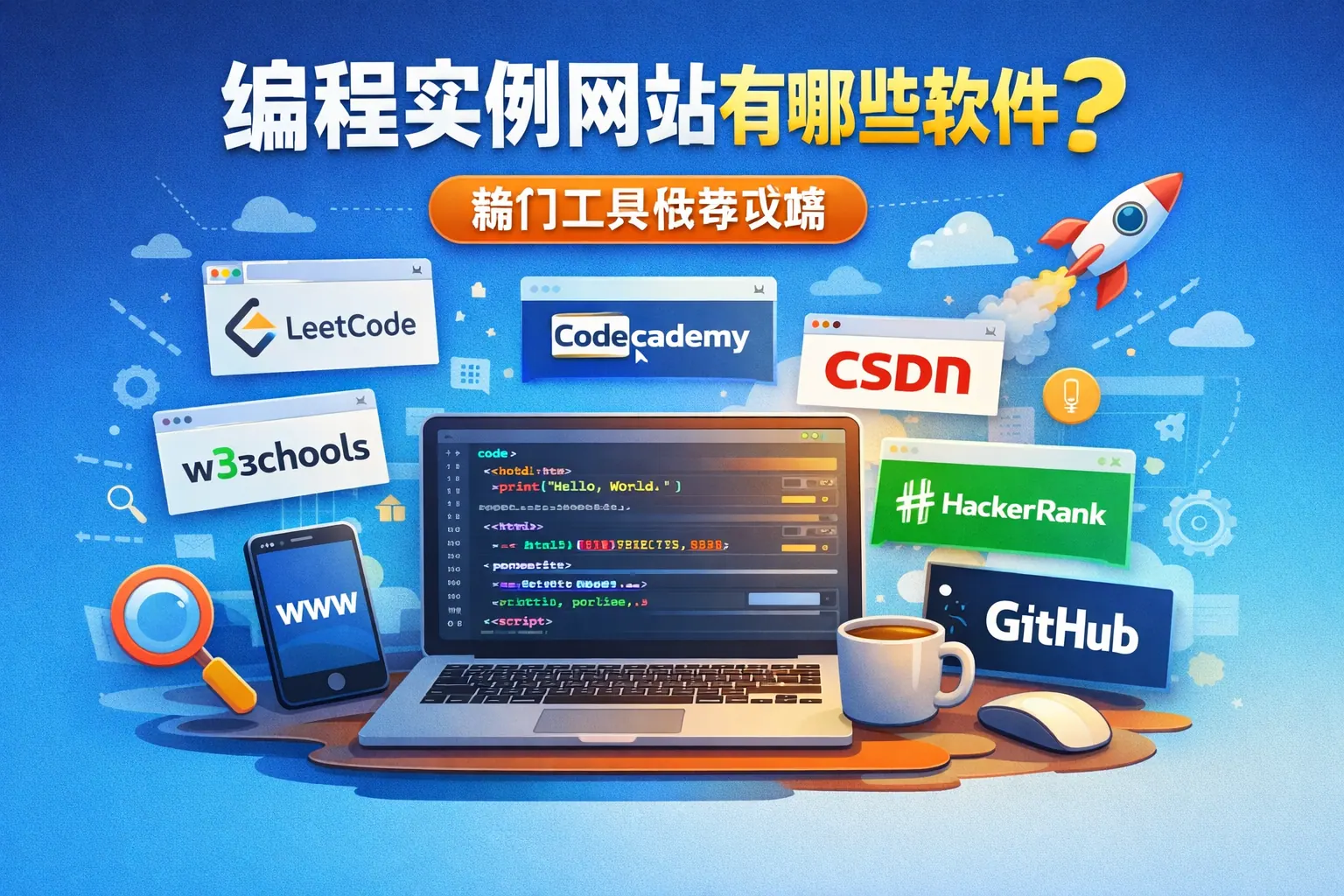 编程实例网址有哪些软件