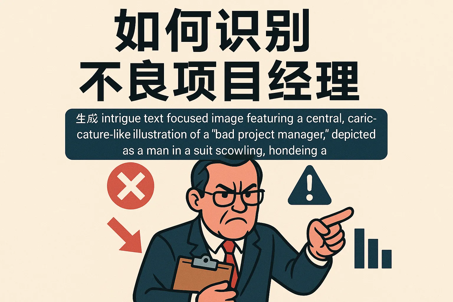 如何识别不良项目经理
