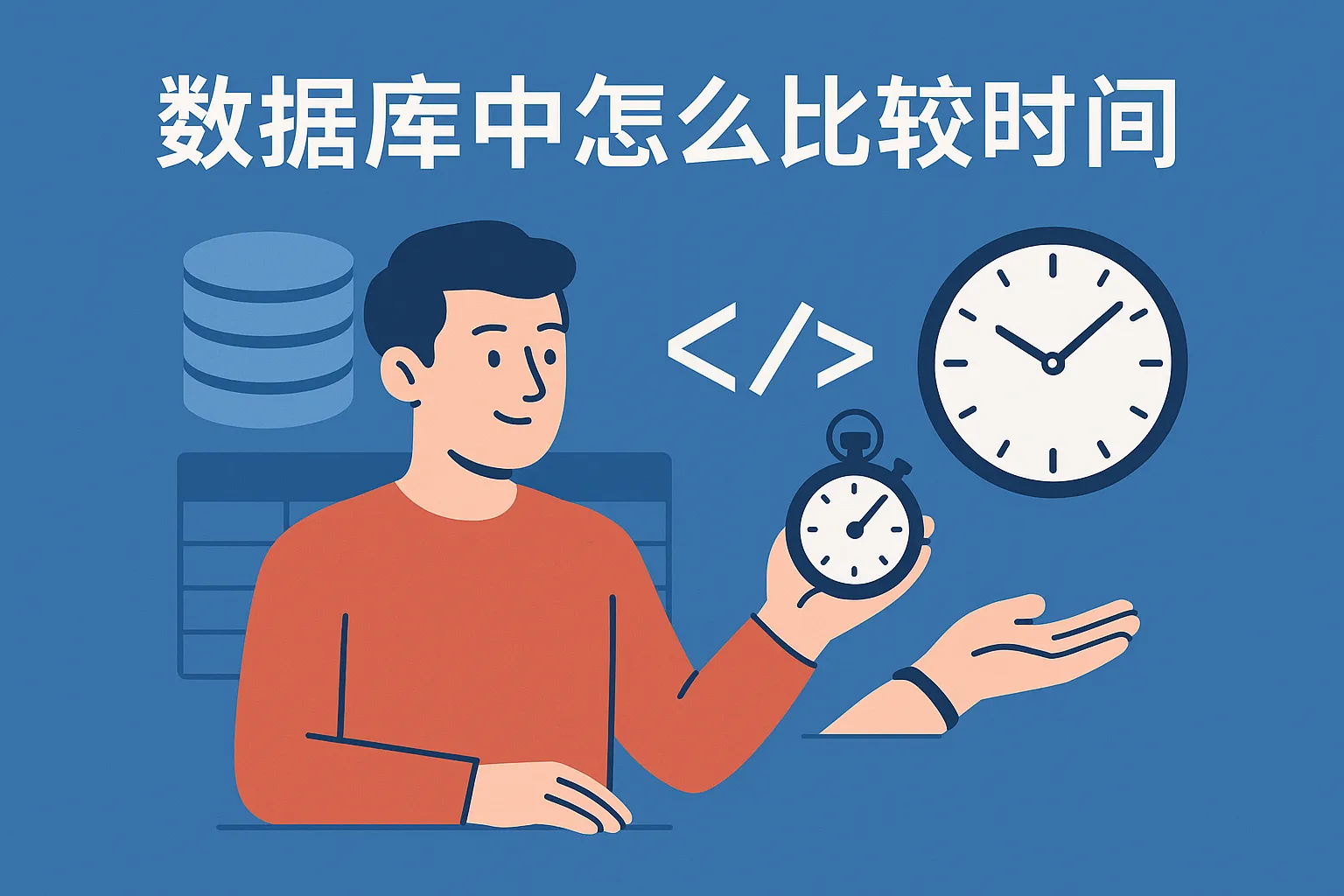 数据库中怎么比较时间