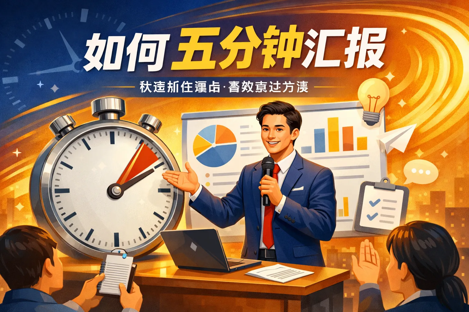 如何五分钟汇报