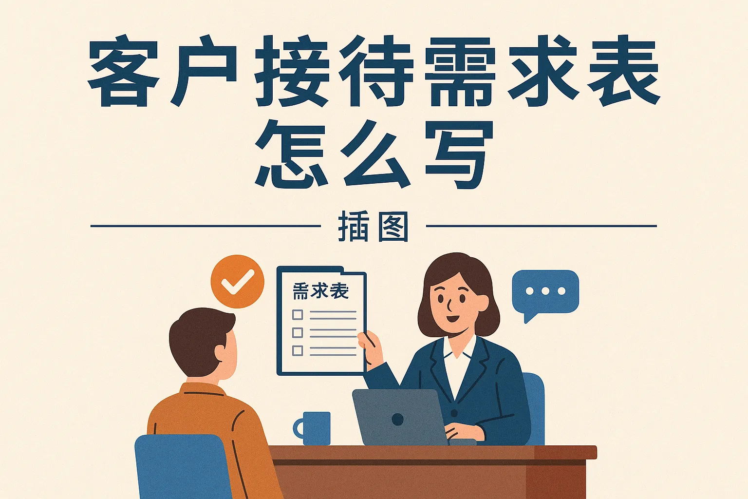 客户接待需求表怎么写