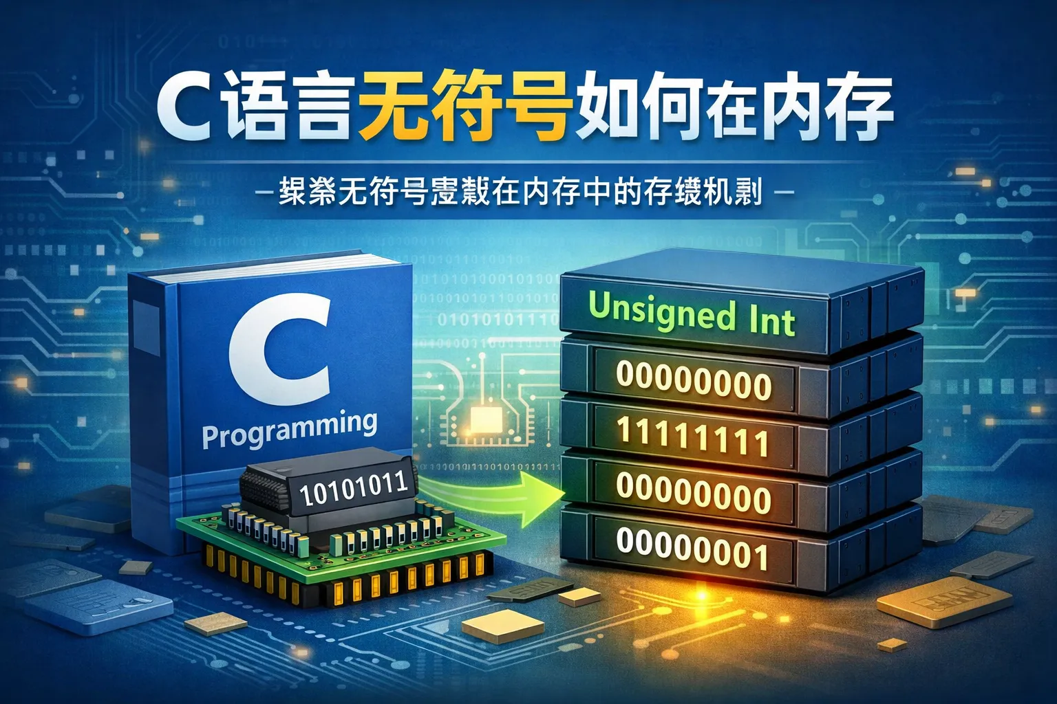 c语言无符号如何在内存