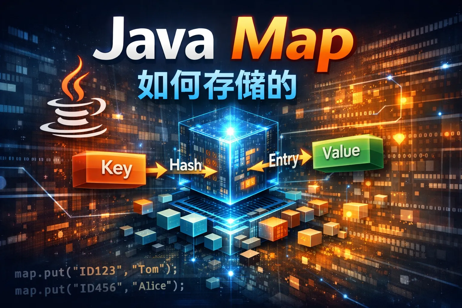 java map如何存储的