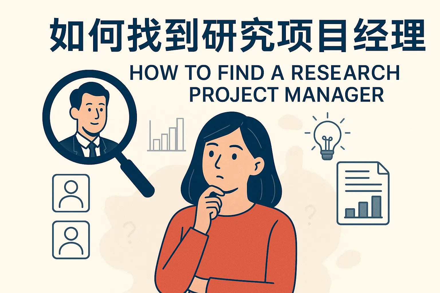 如何找到研究项目经理