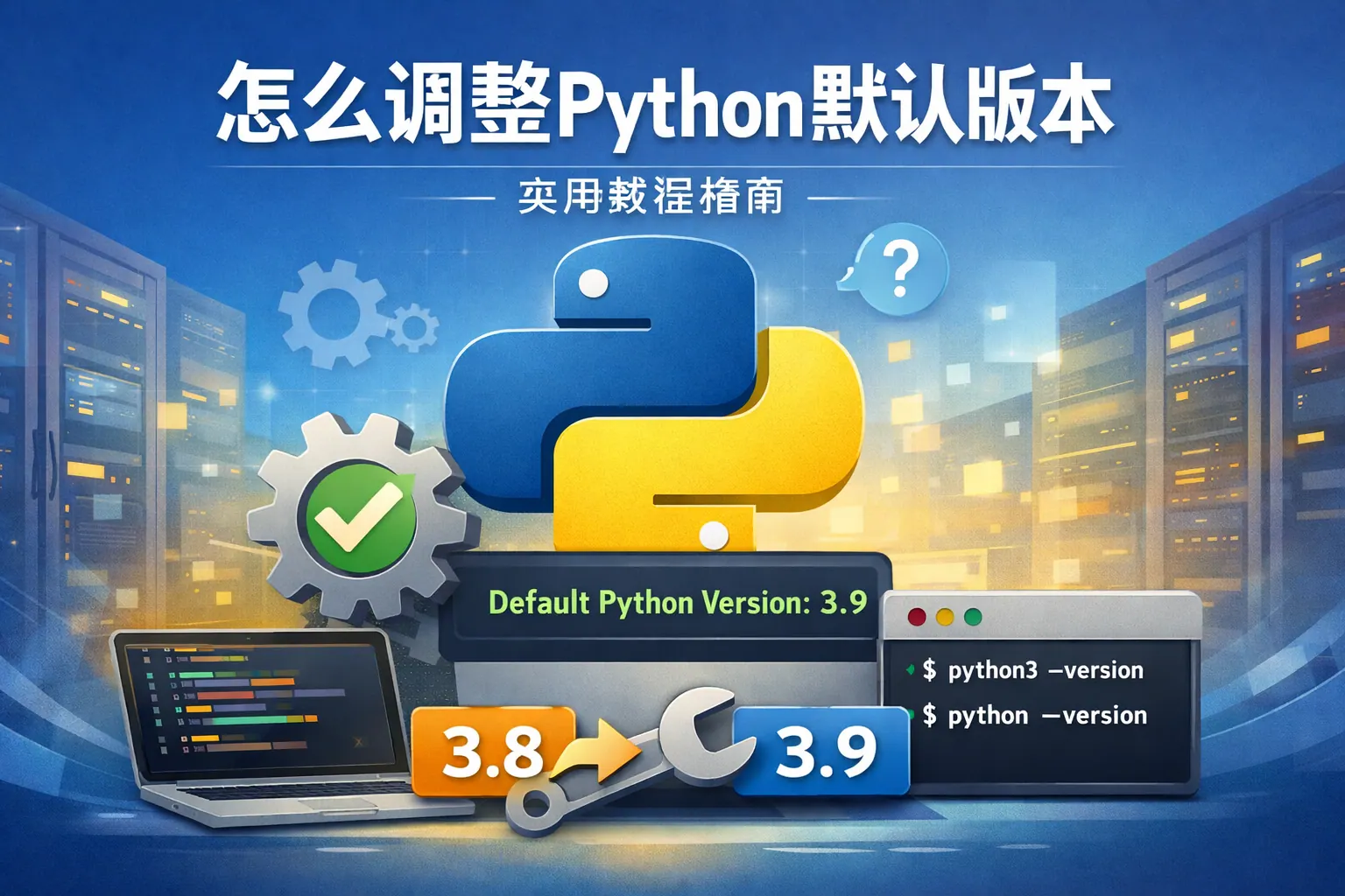 怎么调整python默认版本