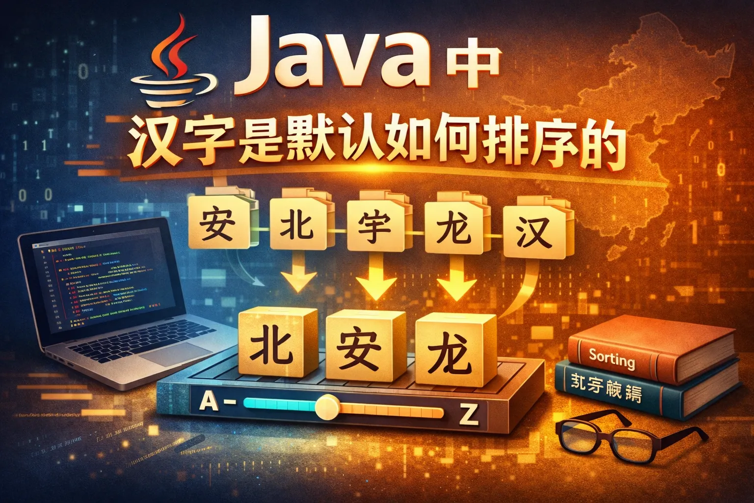 java中汉字是默认如何排序的