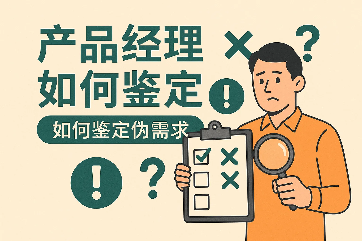产品经理如何鉴定伪需