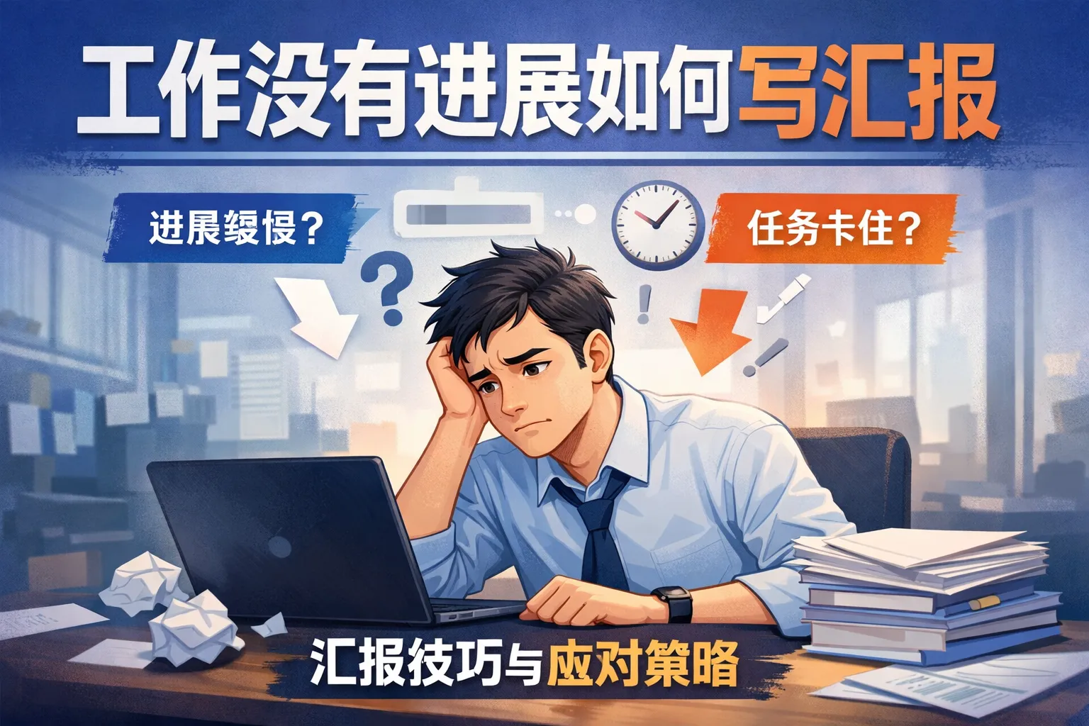 工作没有进展如何写汇报