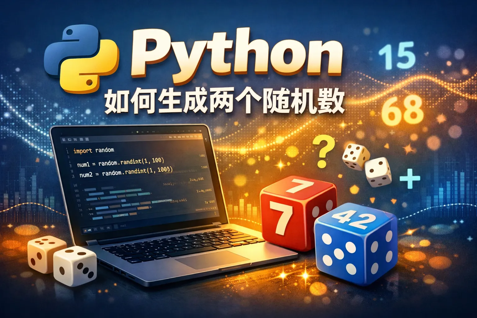 python如何生成两个随机数