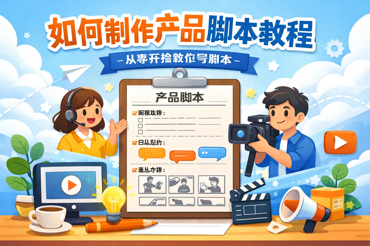 如何制作产品脚本教程