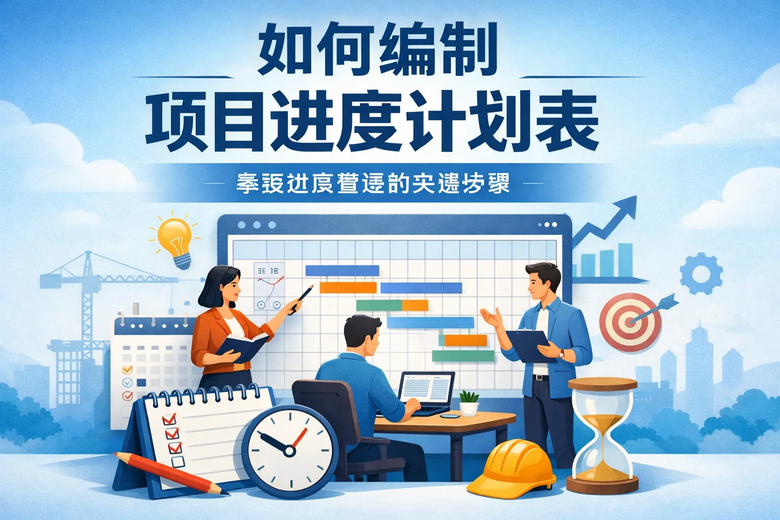 如何编制项目进度计划表