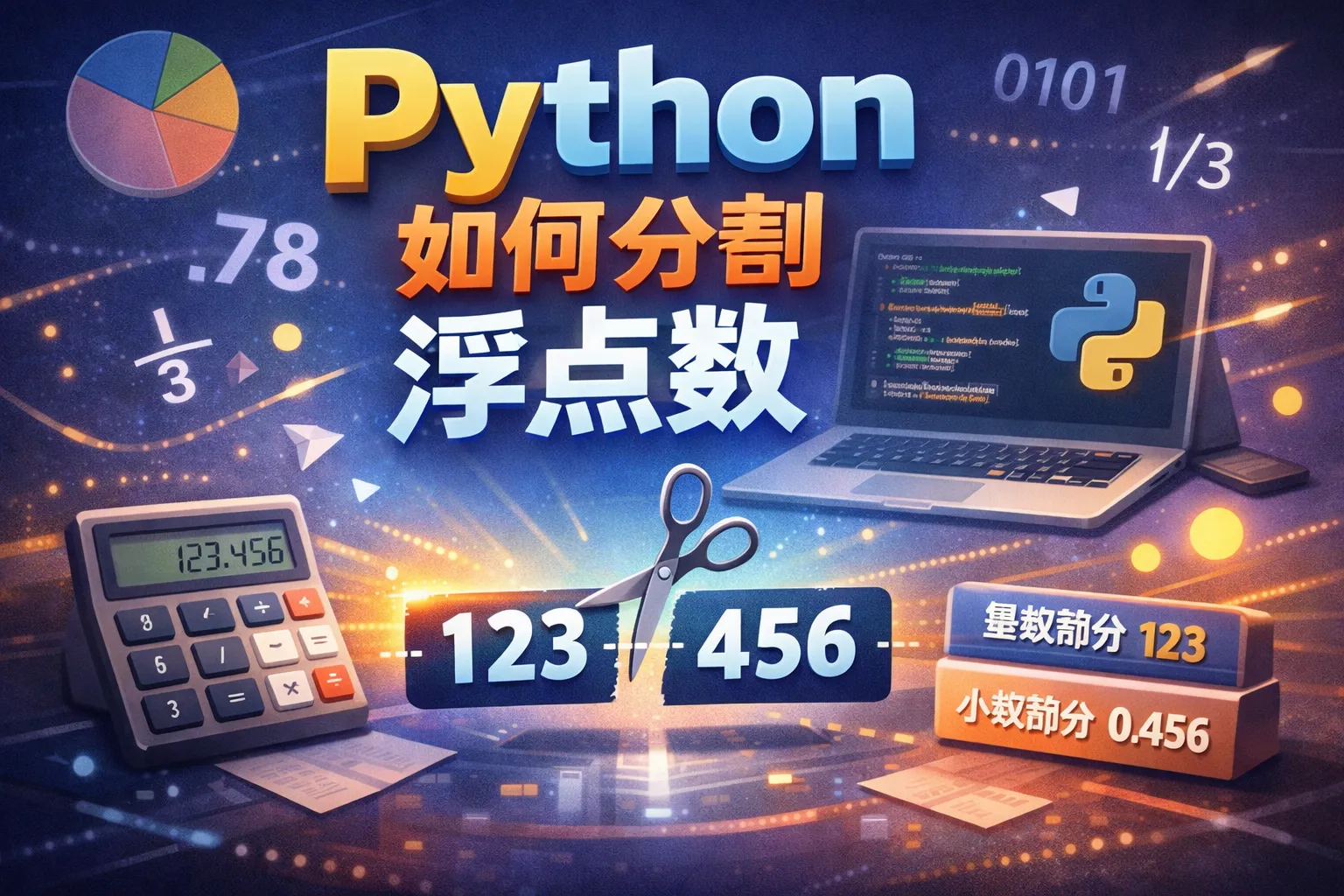python如何分割浮点数