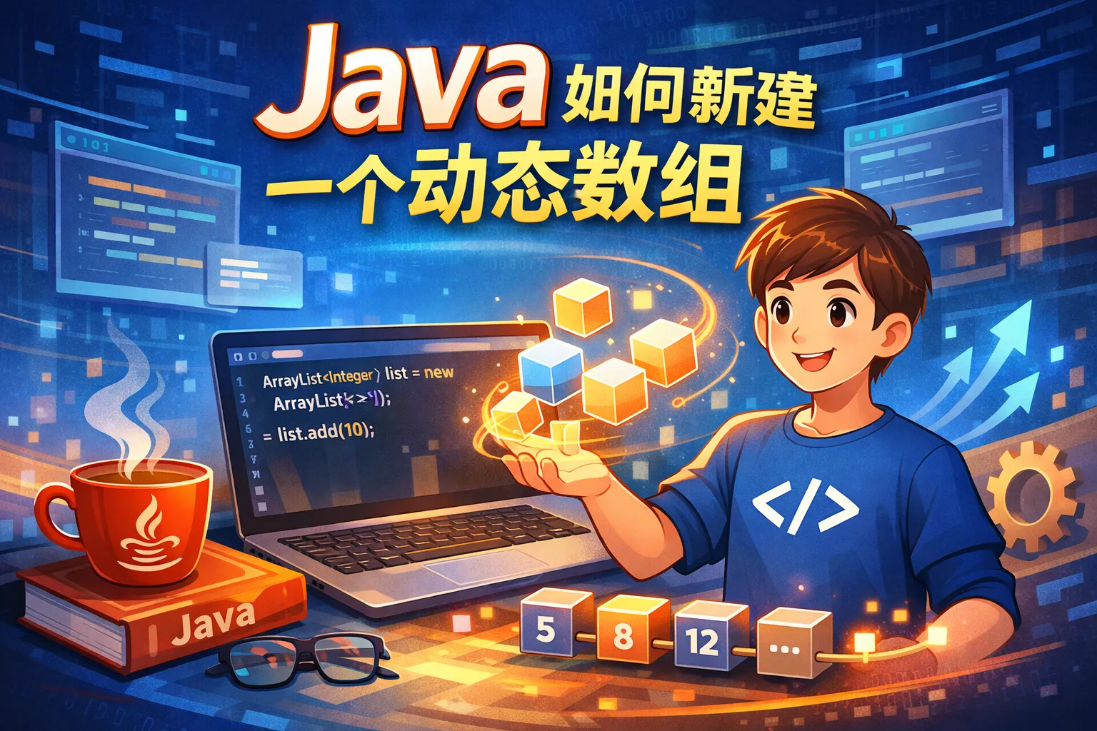 java如何新建一个动态数组