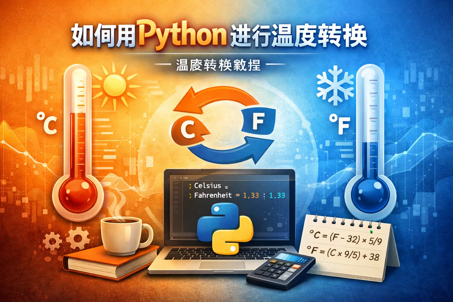如何用python进行温度转换