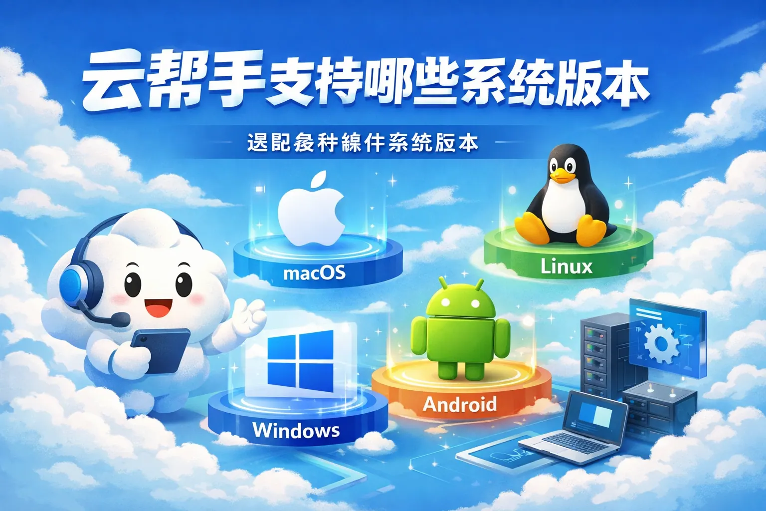 云帮手支持哪些系统版本