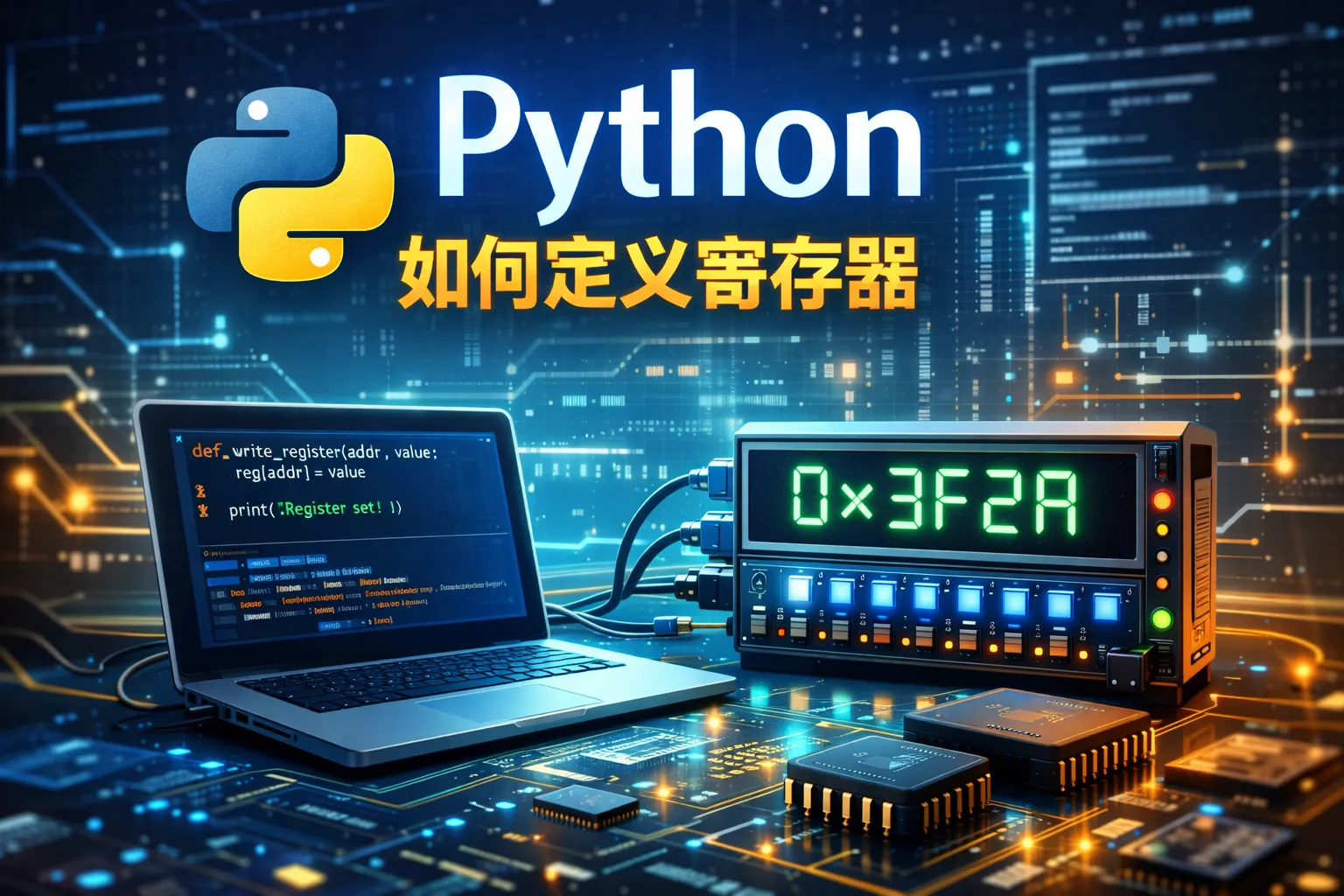 Python如何定义寄存器