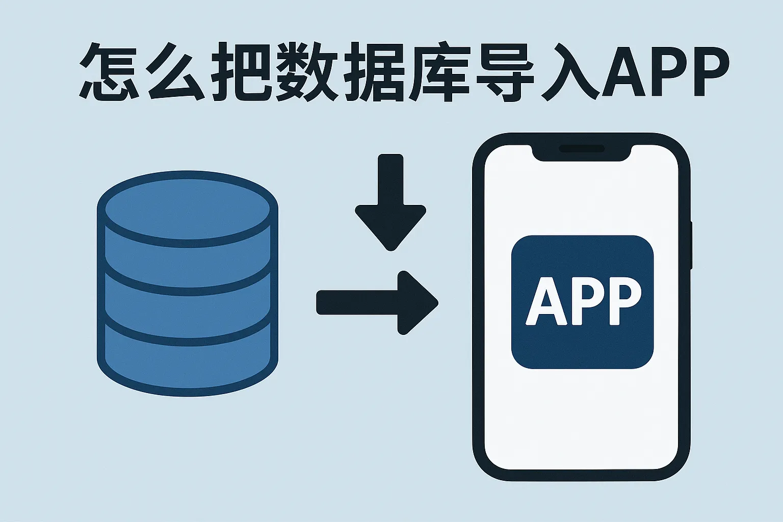 怎么把数据库导入app