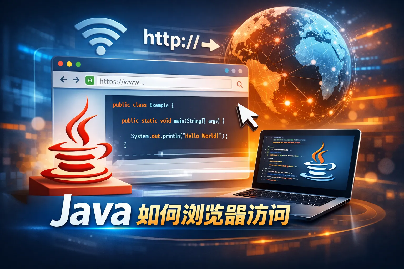 java如何浏览器访问
