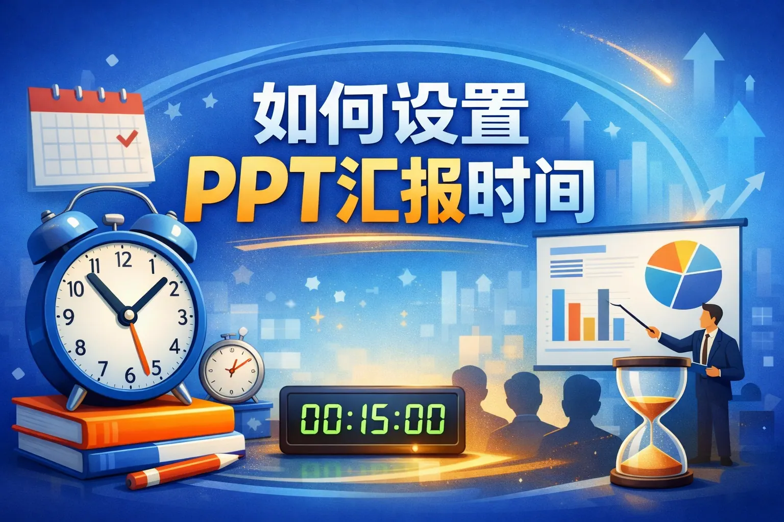 如何设置ppt汇报时间