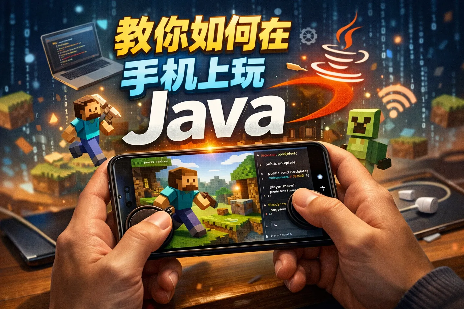 教你如何在手机上玩java