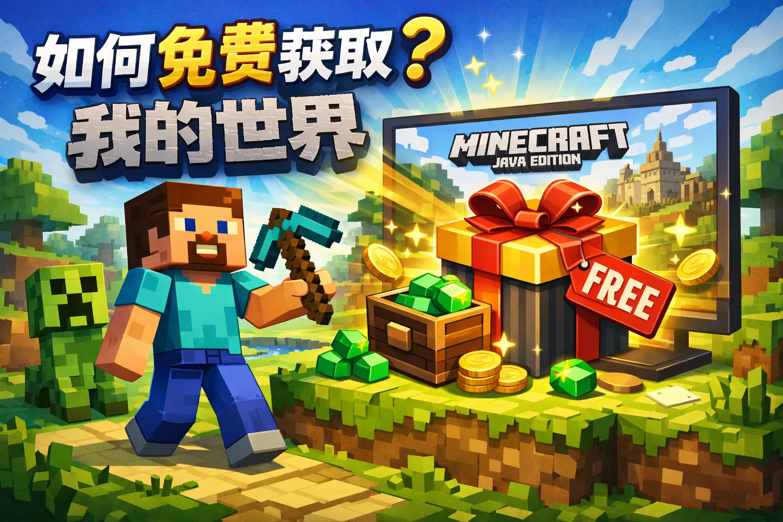 如何免费获取我的世界java版账号