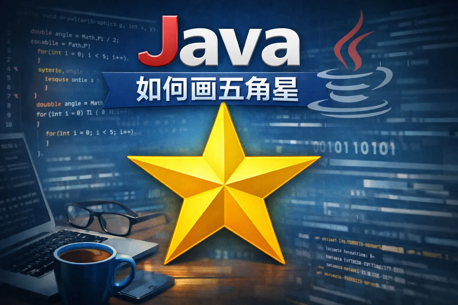 java如何画五角星