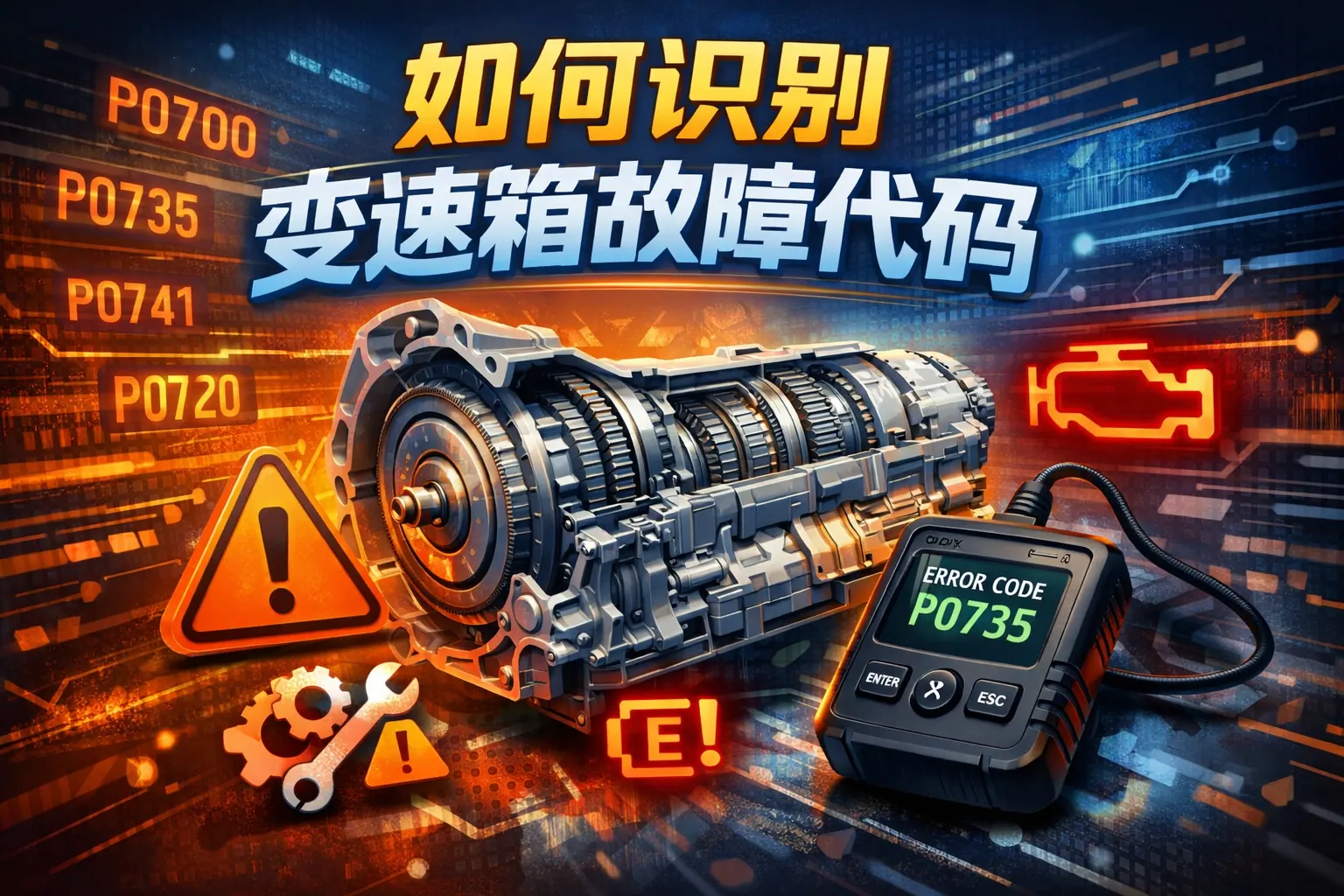 如何识别变速箱故障代码