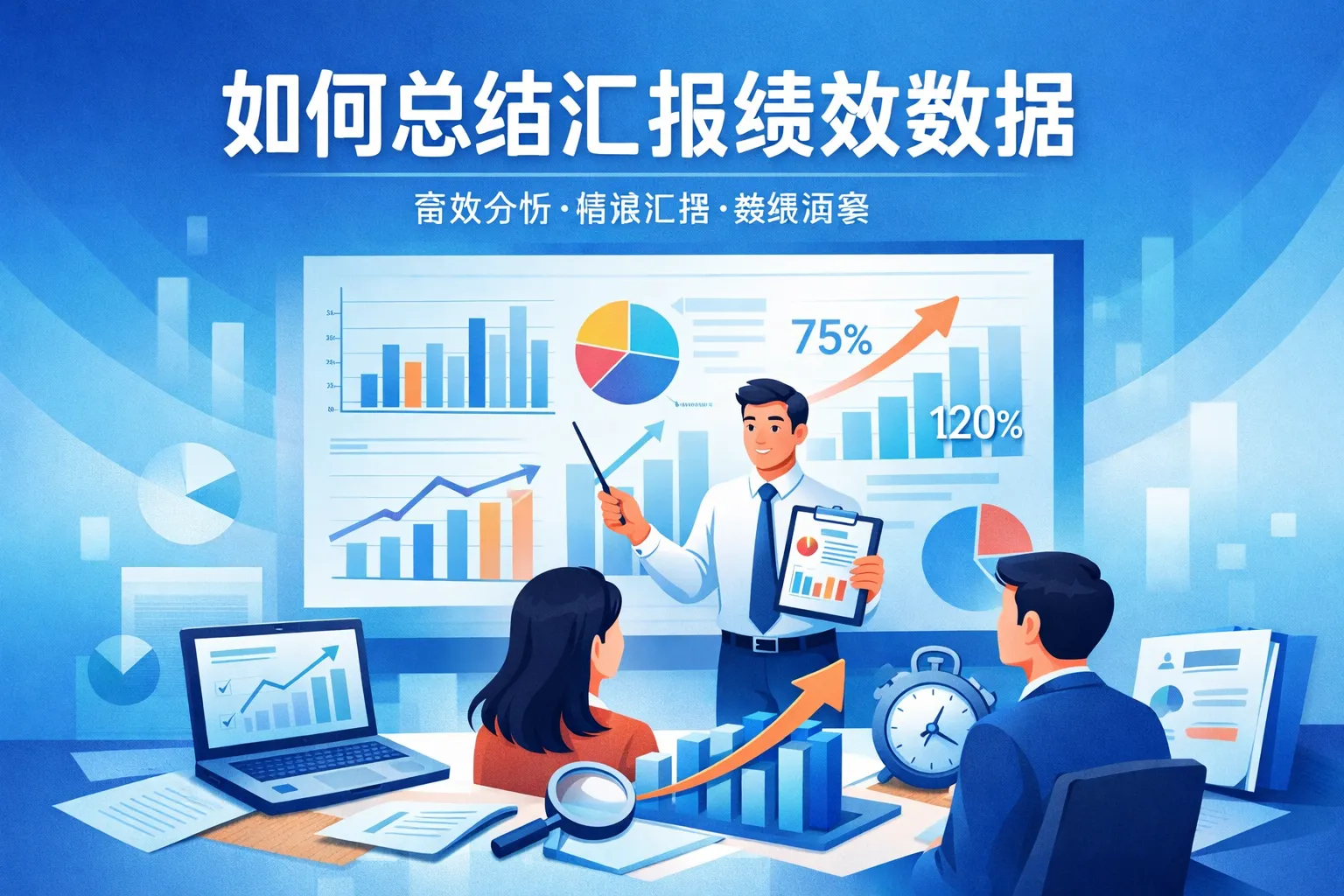 如何总结汇报绩效数据