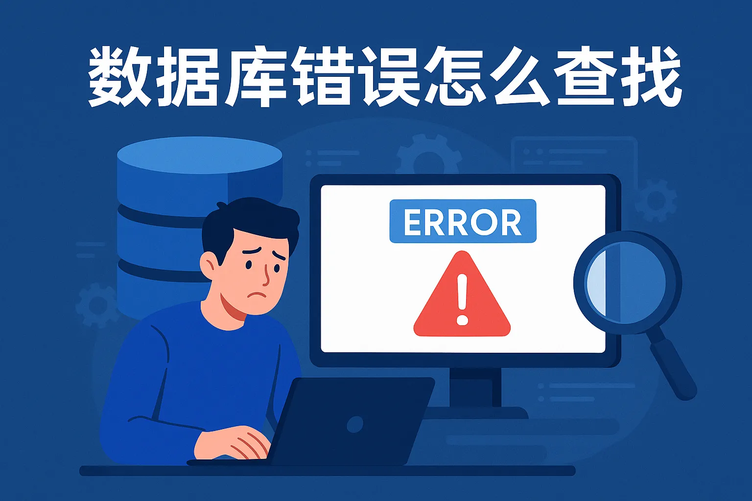 数据库错误怎么查找