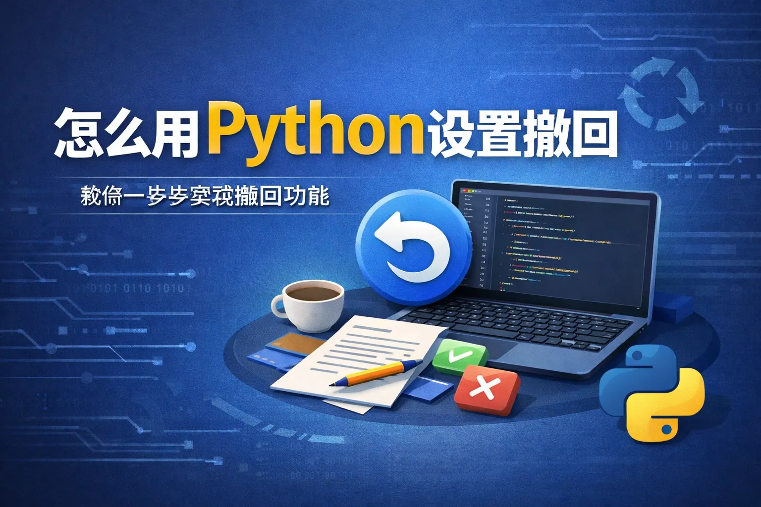 怎么用python设置撤回