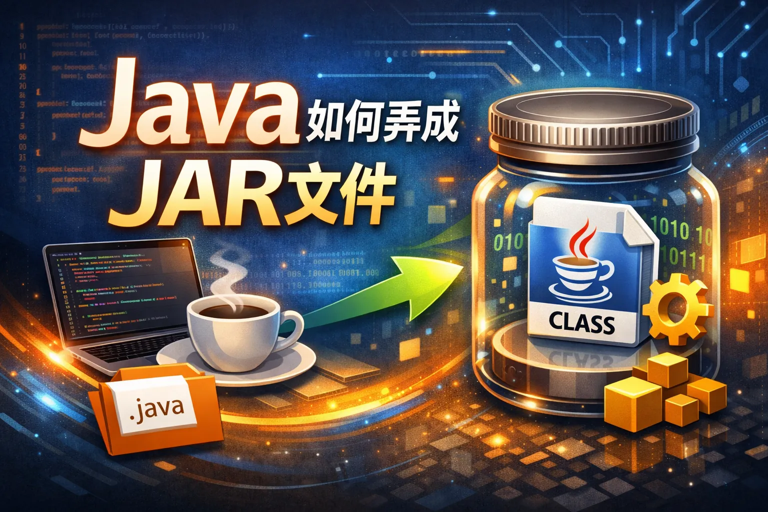 java如何弄成jar文件